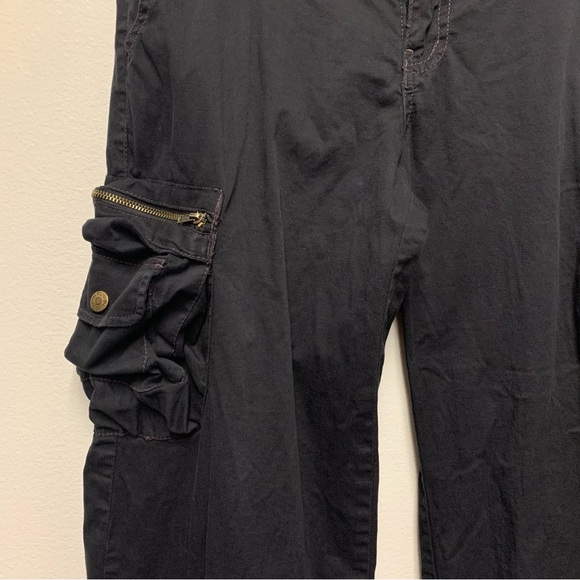 Vintage 90s Paris Blues Baggy Paratrooper Cargo Pants Size 5‎ Grunge Skater Punk - Picture 7 of 13
